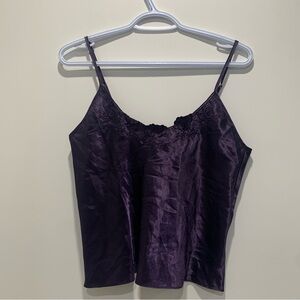vintage east west intimates purple slip top